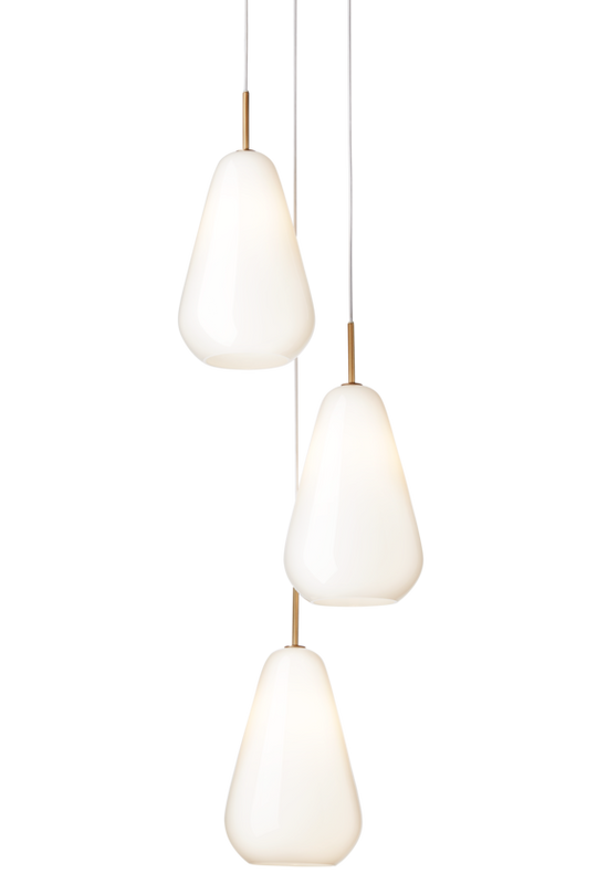 Anoli 3 pendel, nordic gold / opal • NUURA