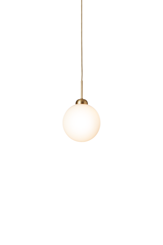 Apiales 1 Large pendel, brushed brass / opal • NUURA