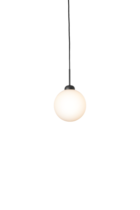 Apiales 1 Large pendel, satin black / opal • NUURA