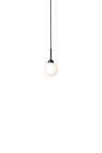 Apiales 1 Pendelleuchte, satin black / opal • NUURA