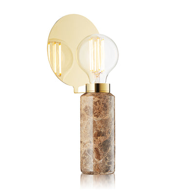 Blindspot Tischleuchte, Braun • Design by Us