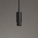 Eksklusiv pendel lampe fra Buster + Punch i graphite og detaljer i gun metal.