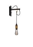 Hook Wall Nude Wandleuchte, Graphit und Messing • Buster + Punch