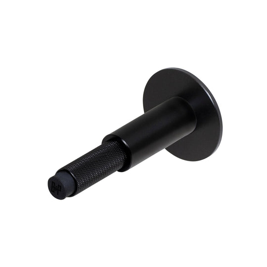 Cross Wall dørstopper i sort med diamond cut mønster  • Buster + Punch