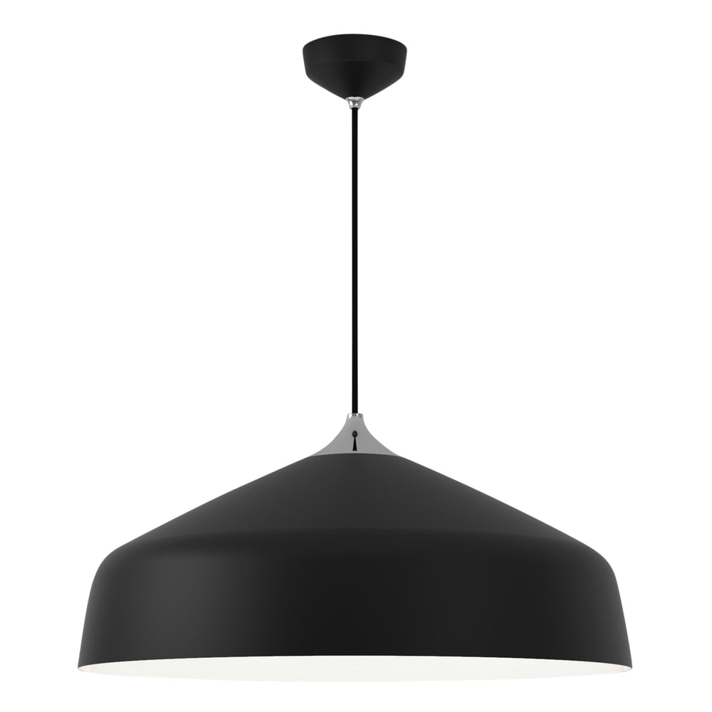 Sort pendel i et enkelt og cool design.
