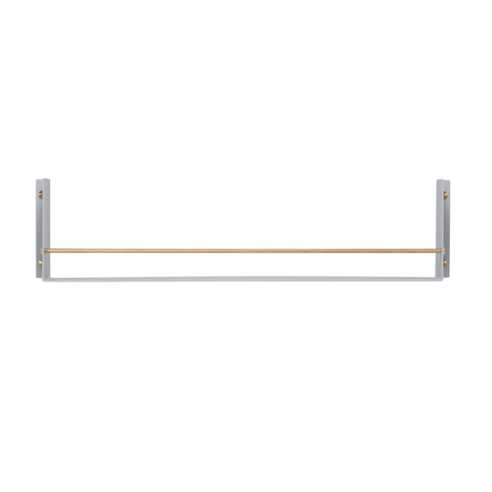 Girder hylde, grå og messing • Buster + Punch