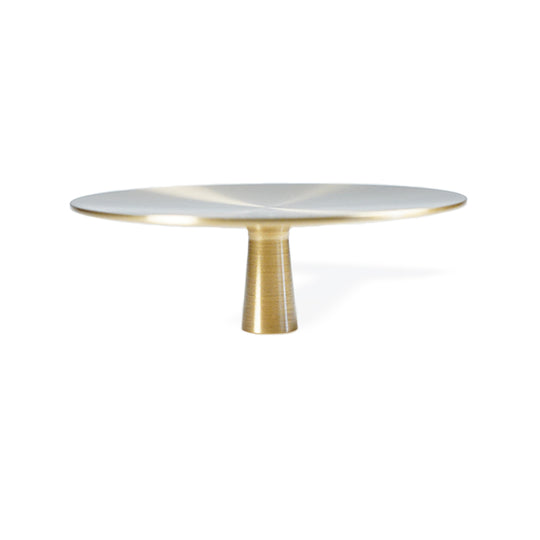 København møbelknop, Ø 75 mm, børstet messing med lak • Chr. Jørgensen