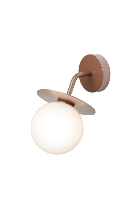 Liila Wall Outdoor udendørslampe, dark bronze / opal • NUURA