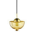 Lotus Pendelleuchte, amber • Design by Us