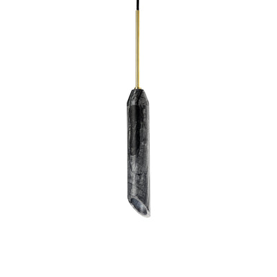 Marble Art Pendelleuchte, charcoal • Design by Us