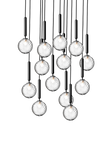 Miira 13 Pendelleuchte, rock grey / optic clear • NUURA