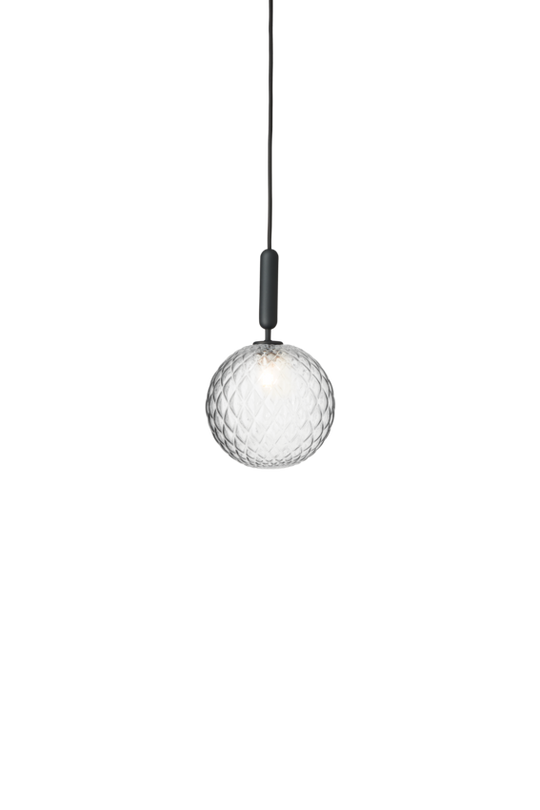 Miira 1 Large pendel, rock grey / optic clear • NUURA