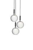 Miira 3 Large Pendelleuchte, rock grey / optic clear • NUURA
