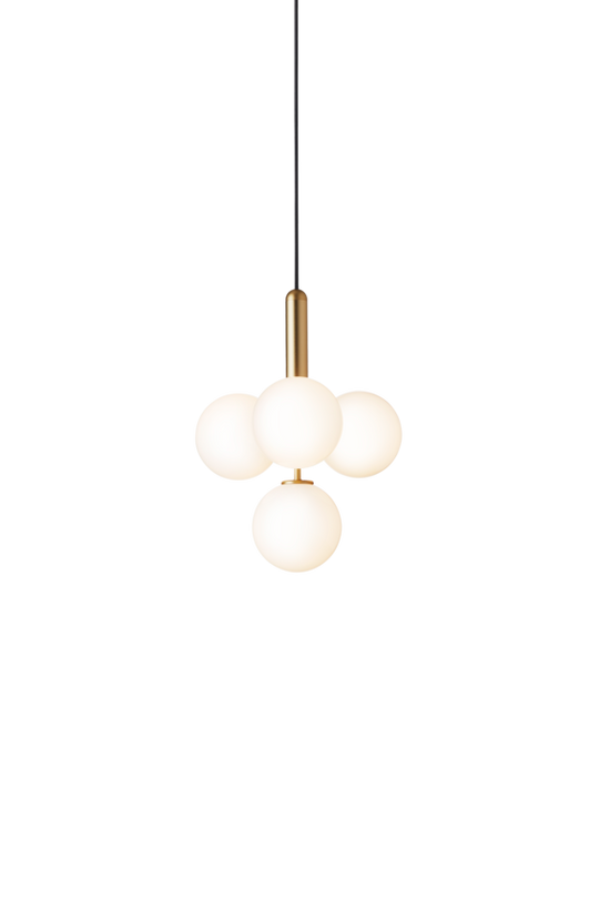Miira 4 pendel, brass / opal • NUURA