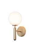 Miira Wall Wandleuchte, brass / opal • NUURA
