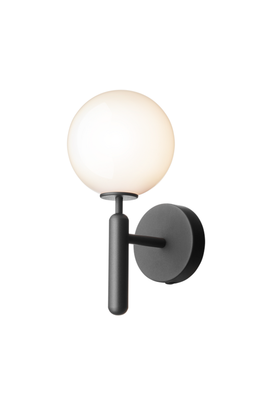 Miira Wall væglampe, rock grey / opal • NUURA