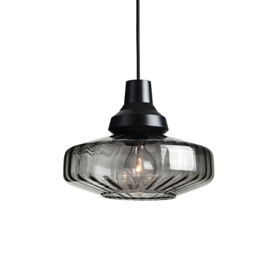 New Wave Optic Pendelleuchte, smoke • Design by Us