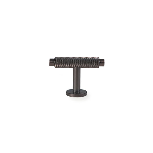 Nørrebro • Møbelknop med diamond cut, bruneret messing