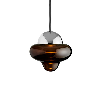 Nutty Brown Pendelleuchte, Braun/Chrom • Design by Us