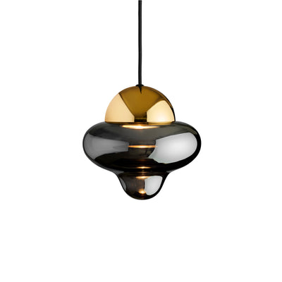 Nutty Smoke Pendelleuchte, Rauchgrau/Gold • Design by Us