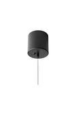 Ceiling Cup Wire Deckenbaldachin, black • NUURA