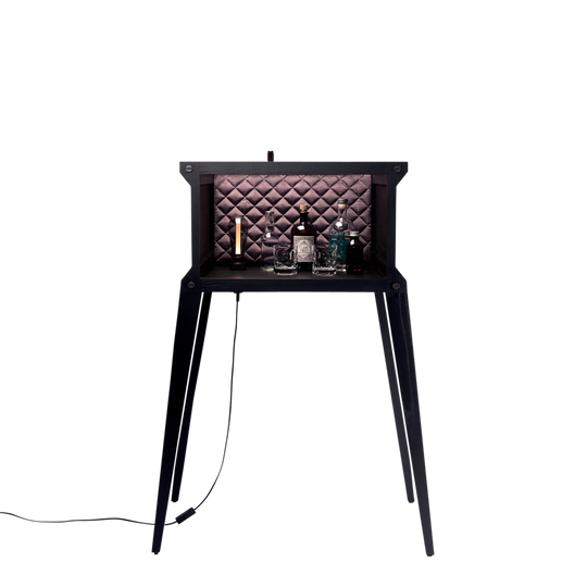 The Popstar Bar, sort eg og sort marmor • Buster + Punch