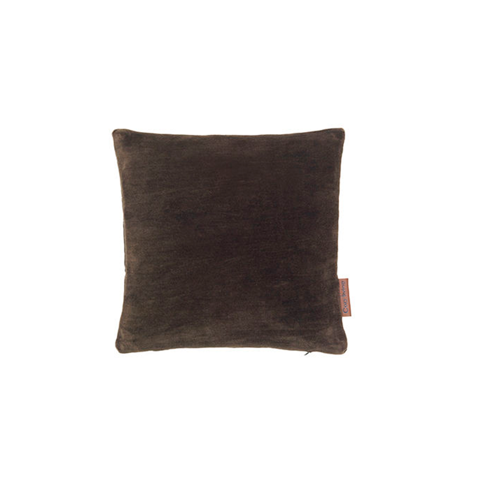 Velvet Soft Mini pudebetræk - DARK CHESTNUT  • Cozy living